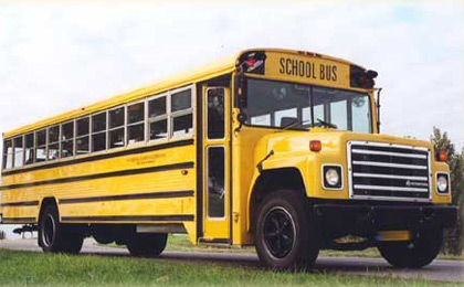 Origineel amerikaanse schoolbus